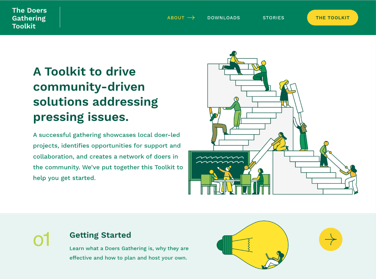 The Doers Gathering Toolkit website